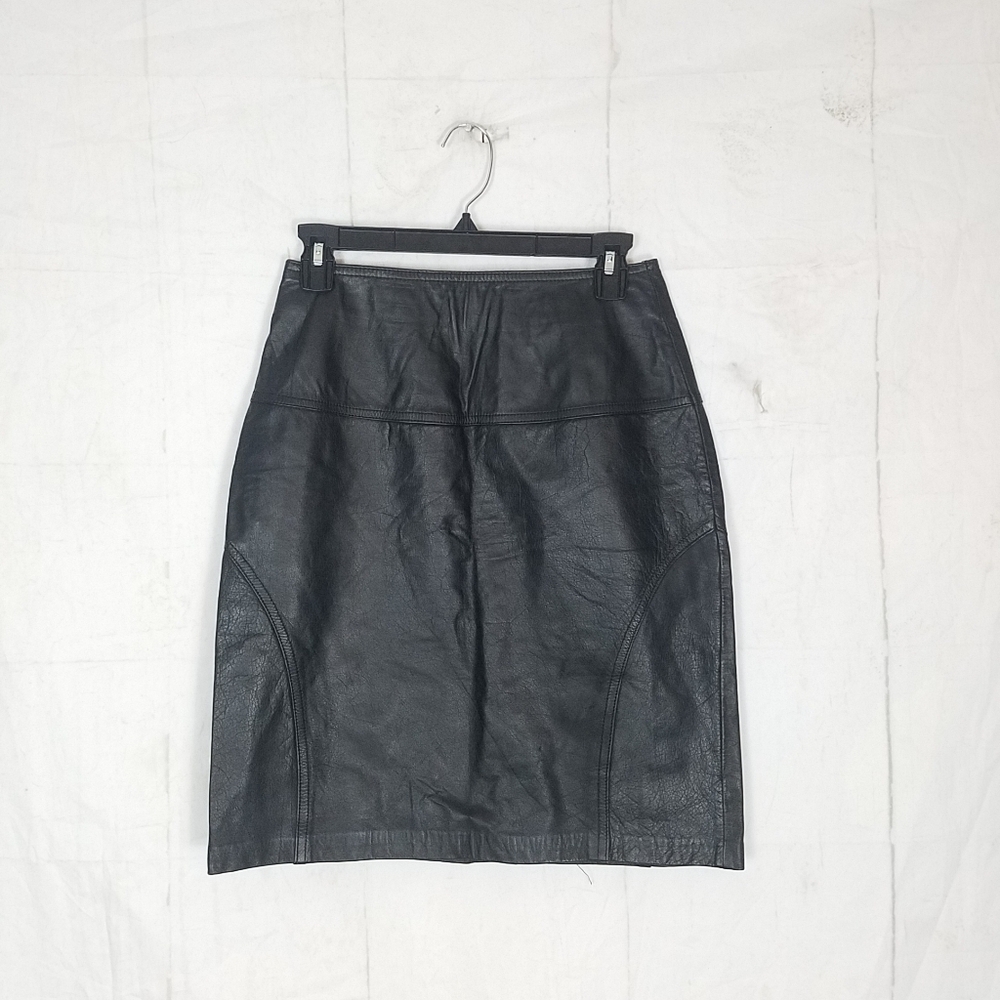 Avanti leather pencil skirt size 8